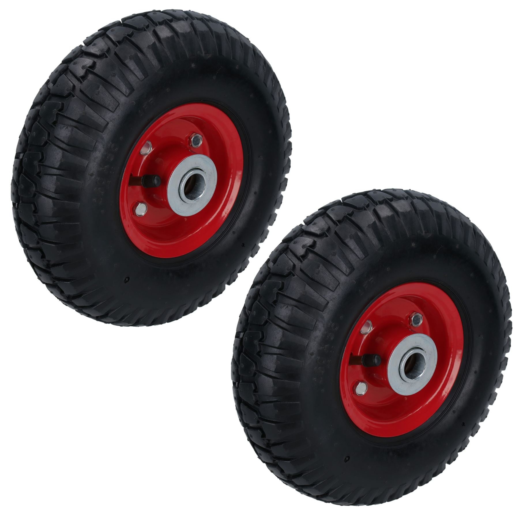 10" Pneumatic Wheels for Sack Truck Trolley Dolly Cart Garden Barrow PAIR TE201