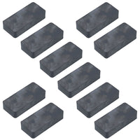 Rectangular Ceramic Ferrite Magnets 48mm x 22mm x 10mm for Home Office