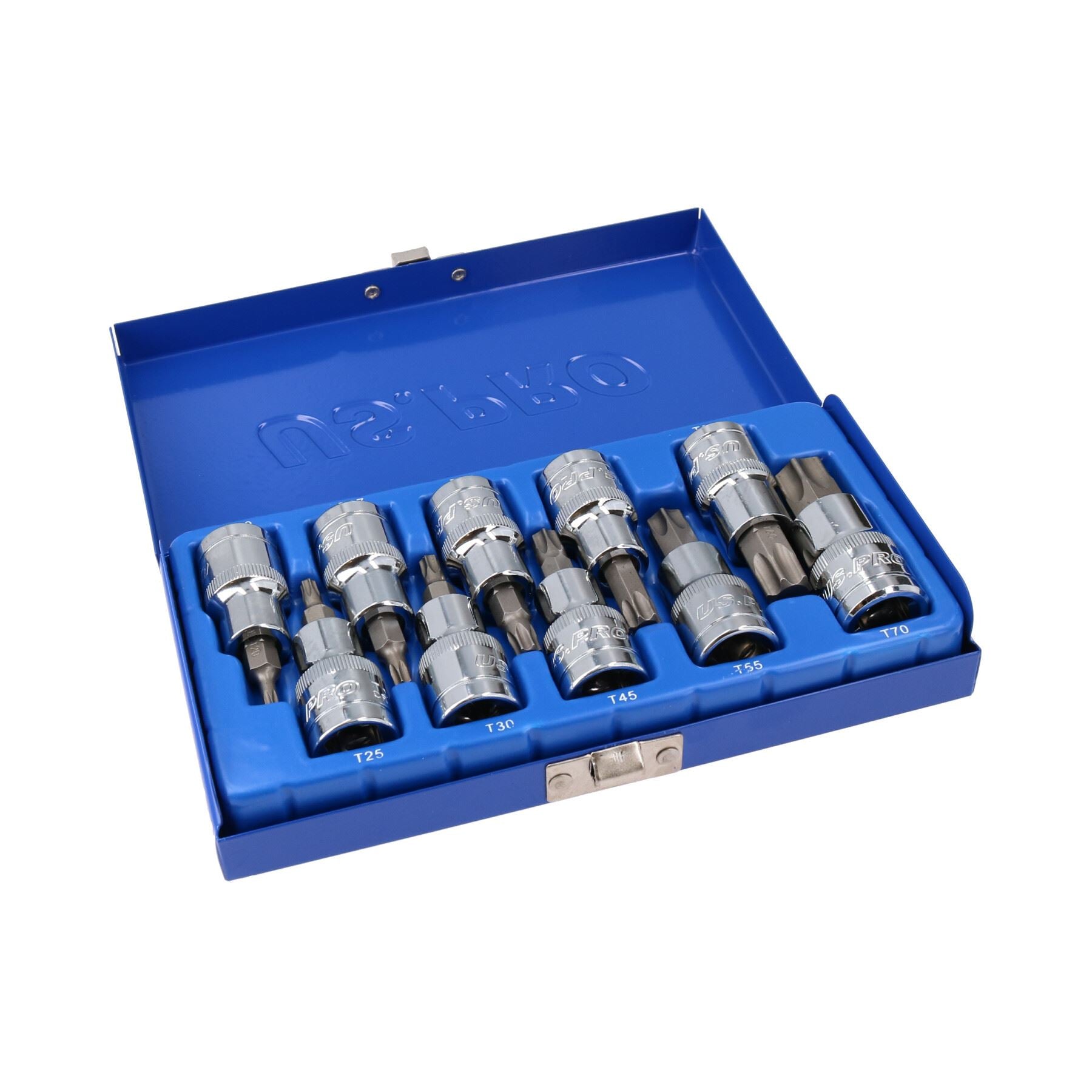 10pcs star / Torx bit socket set by BERGEN AT668