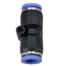 12mm (OD) Pneumatic Air Straight Hose Pipe Tube Inline Push Connector Airline