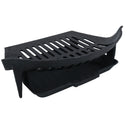 14" Fire Grate, Ashpan & Handle Fireplace Cast Iron Log Coal Saver For 16" Fire