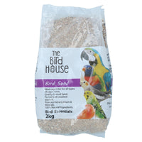 2kg Parrot Bird Sand With Oyster Calcium & Minerals Help Aid Digestion Cage Litter