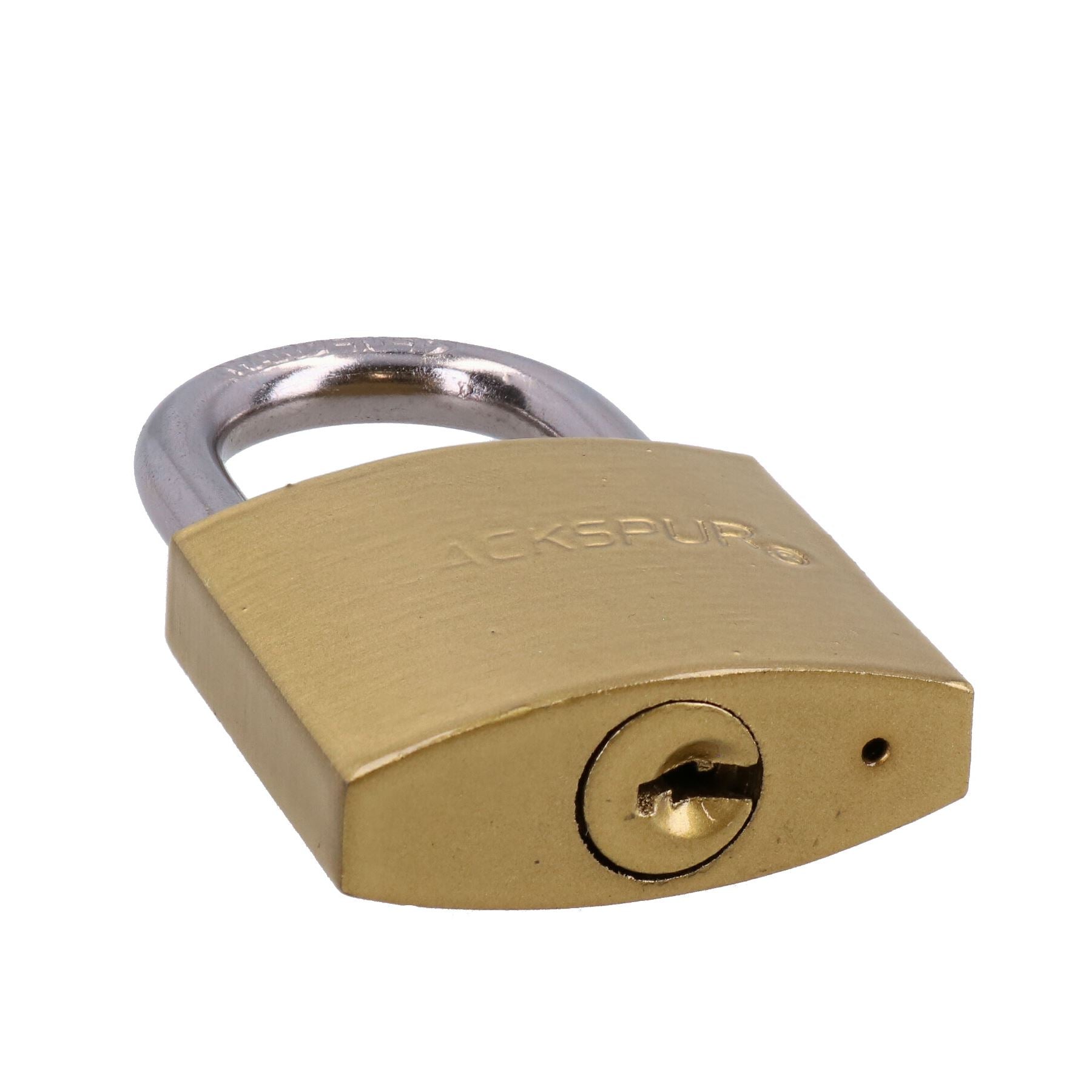 Heavy Duty 38mm Iron Brass Coated Padlock Security Lock Secure 3 Keys