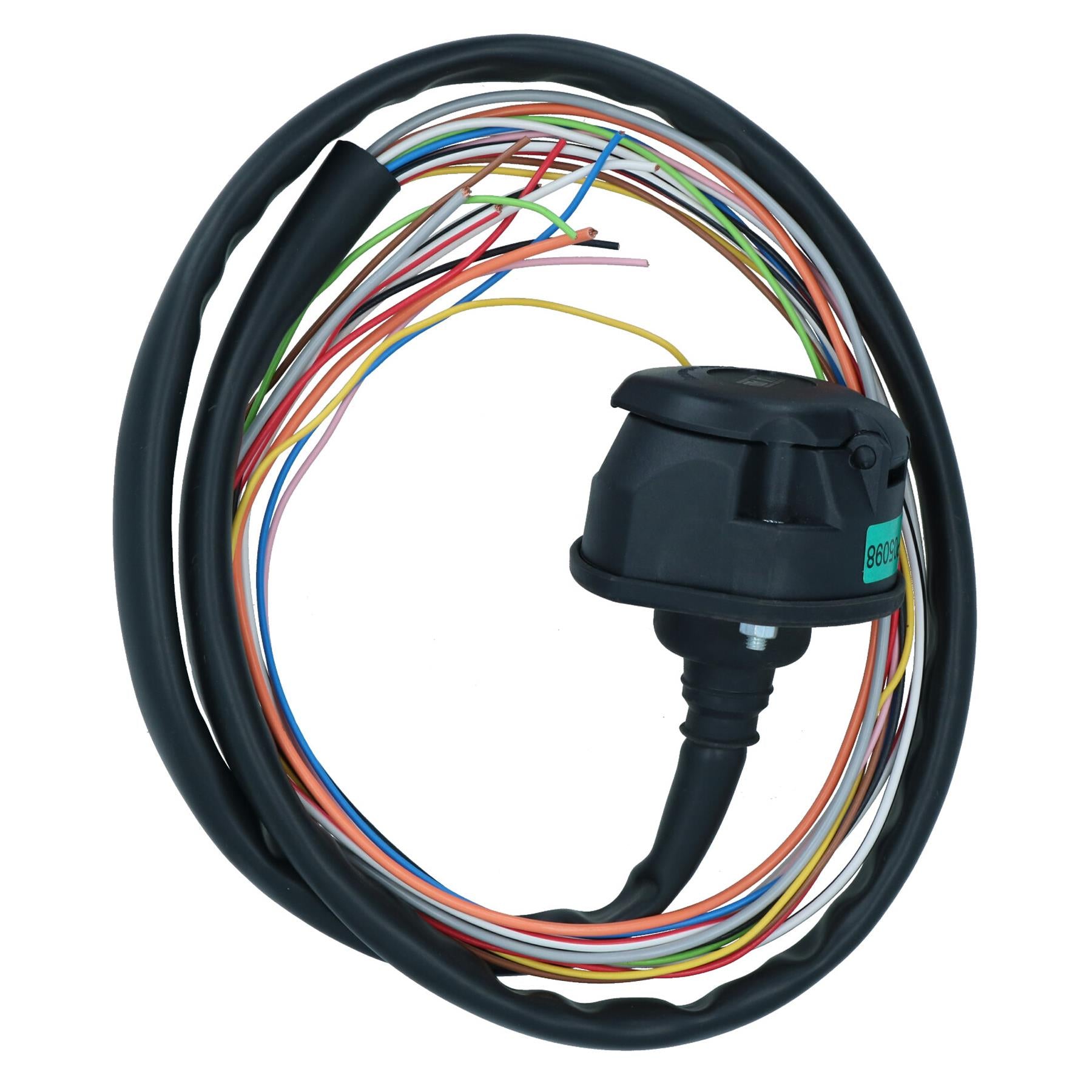 13 Pin Pre Wired Socket For Tow Bar Electrics With 1.5m Cable Caravan Trailers