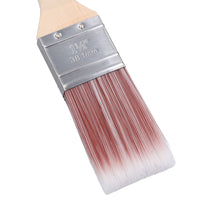 1.5” (38mm) Synthetic Paint Brush Painting + Decorating Brushes With Wooden Handle