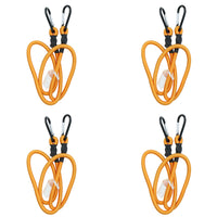 48” Bungee Rope with Carabiner Clips Cords Elastic Tie Down Fasteners