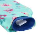 2 Litre Hot Water Bottle with Polyester Fleece Cover Cosy Revitalize Therapy