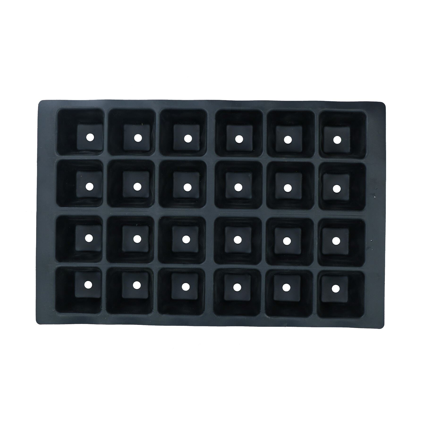 24 Cell Plant Trays Bedding Plant Pack Plastic Inserts Seed Germination Pots