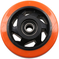 4" PVC Trolley Castor Wheels 130kg Load Per Wheel Fixed / Swivel / Swivel with Brake