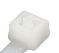 White Nylon Cable Ties Zip Lock Ties 100 Pack Strong Plastic Heavy Duty