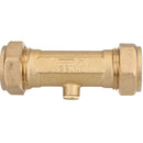 22mm Brass Double Check Valve One-Way Non-Return Compression Fittings WRAS