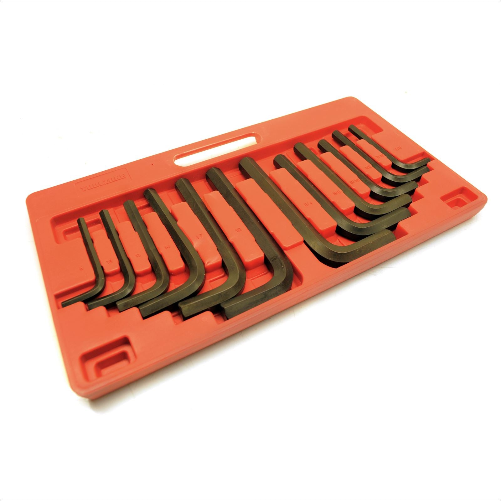 Jumbo Allen Hex Key Set Metric AF Imperial 12pc Set Large Sizes Allan Alan TE233