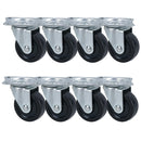 2” (50mm) Heavy Duty Swivel Castor Wheels Trolley Furniture Rubber Wheel