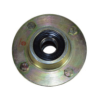 Pair Of Trailer Cast Wheel Hub 4" PCD  1" Taper Bearing 4 Stud With Nuts And Cap