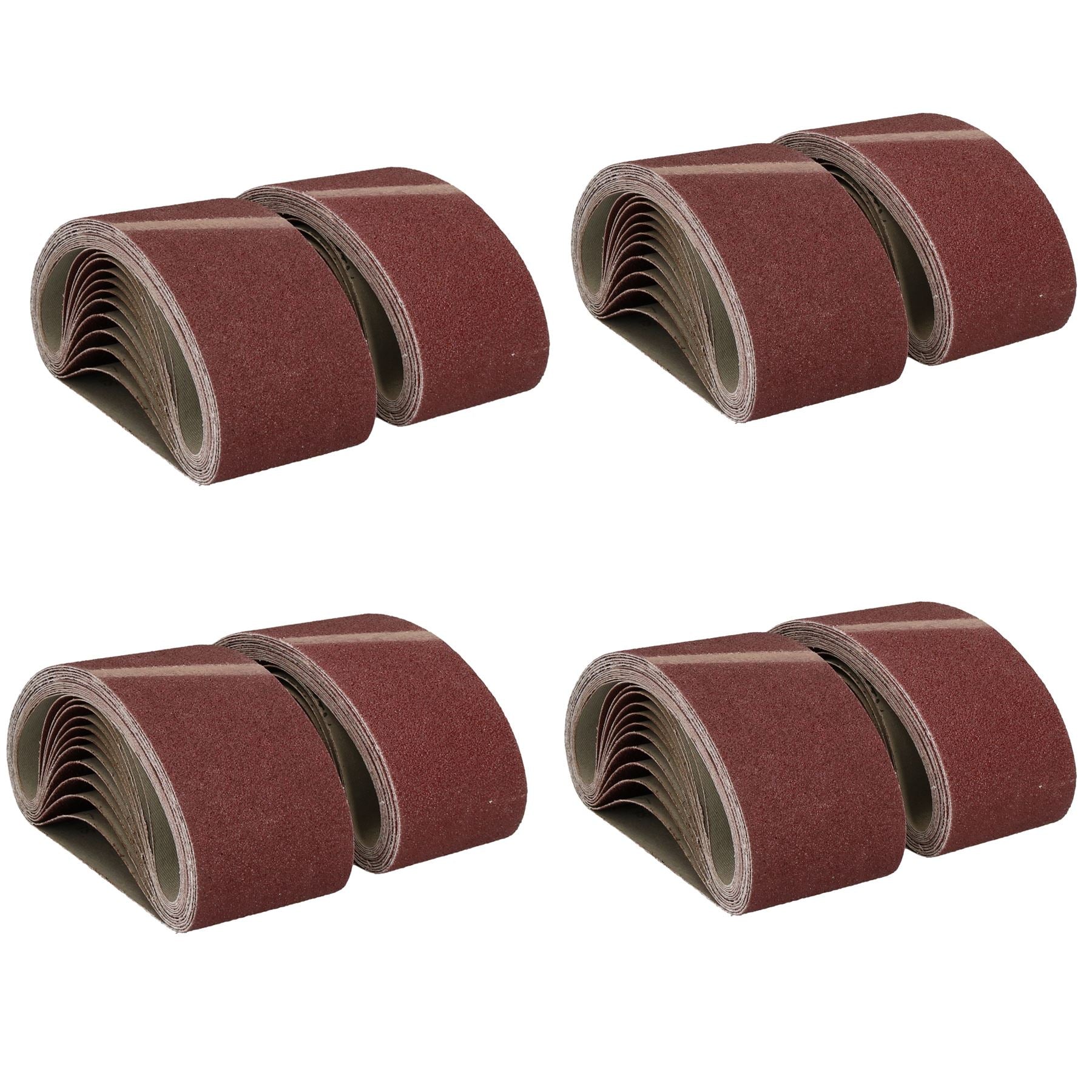 457mm x 75mm Mixed Grit Abrasive Sanding Belts Power File Sander Belt Packs