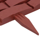 Brick Terracotta Effect Garden Lawn Edging Border Bordering Separator Plastic