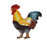 Cockerel / Chicken Basket Flower Hook / Hanger Farm Cast Iron Door Wall House