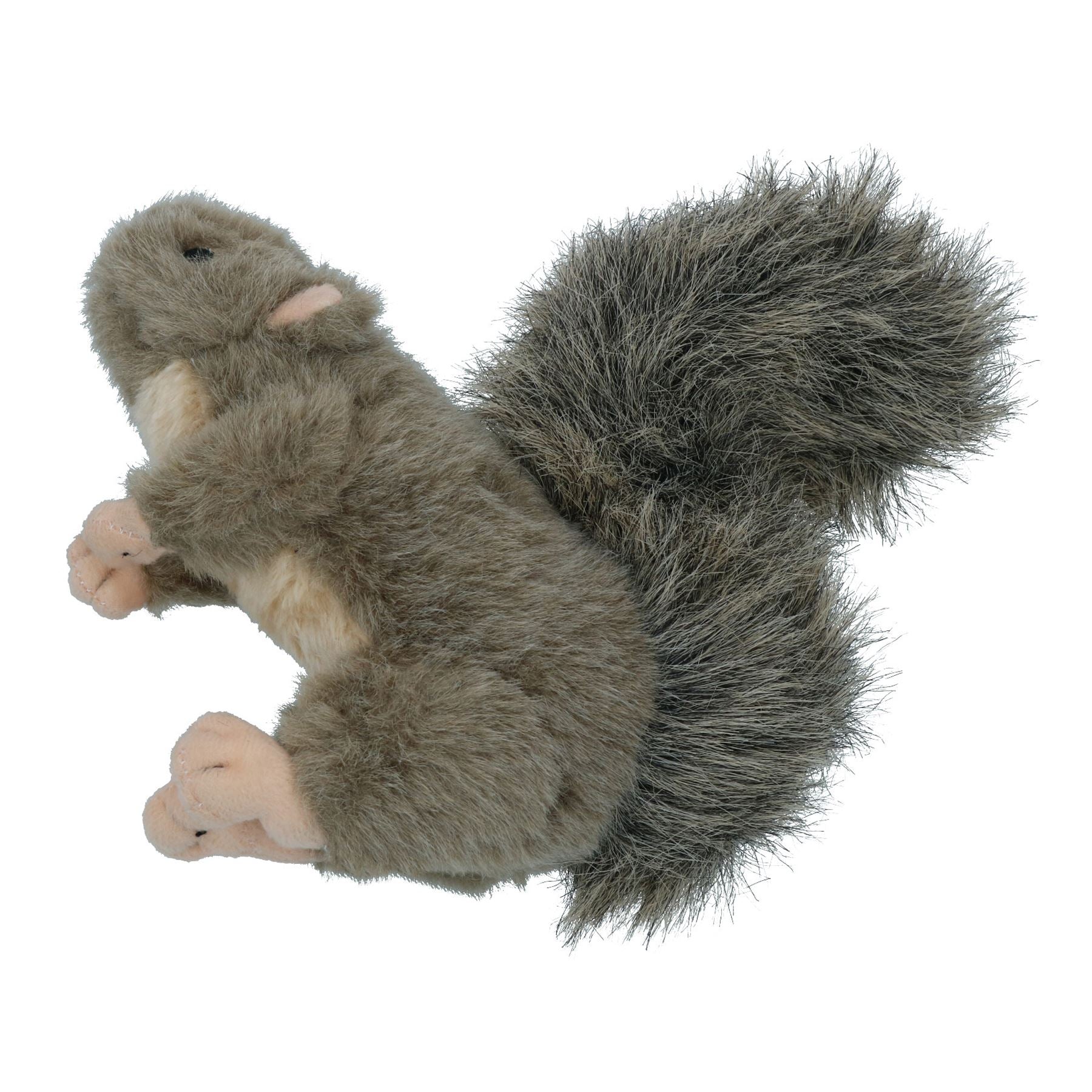 Classic Large Squirrel Dog Puppy Play Time Soft Plush Toy With Squeaker Gift