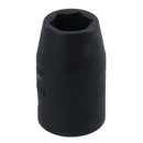 3/8in Drive Shallow Stubby Metric Impacted Impact Socket 6 Sided Single Hex