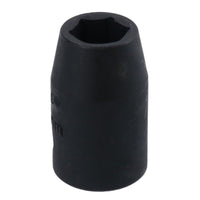 3/8in Drive Shallow Stubby Metric Impacted Impact Socket 6 Sided Single Hex