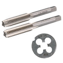 1/8" - 1/2" BSW Tap & Die Whitworth Tungsten Steel Taper Tap & 25mm Die