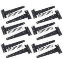 6” (150mm) Heavy Duty T Tee Hinges for Doors + Gates with Fixing Screws