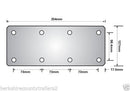 750KG Mounting Plate (Pair) 8 Hole Suspension Unit Welding Weld On Plate