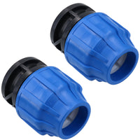 32mm MDPE End Stop Water Pipe Cap Shut-Off Compression Fitting Coupling