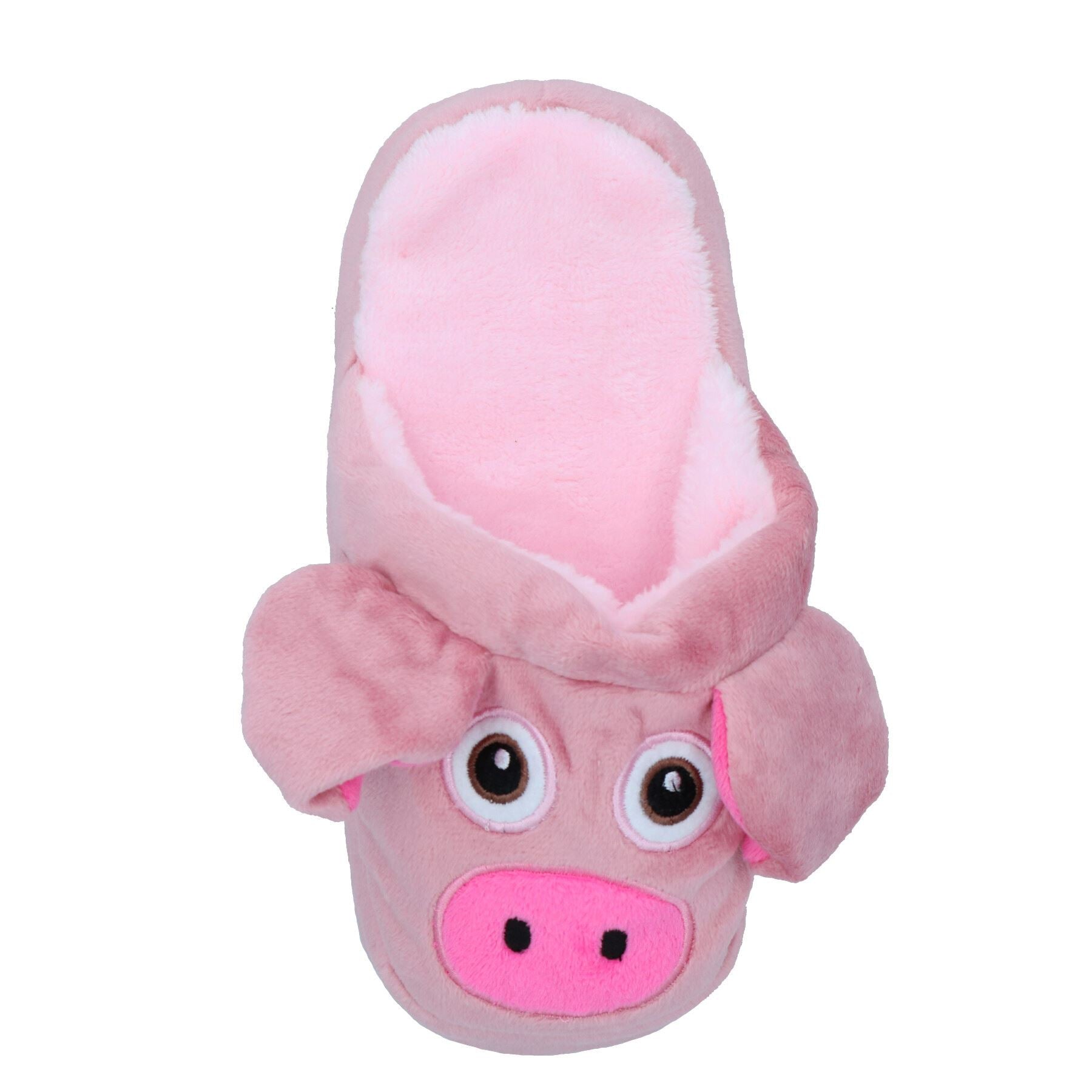 Dog Puppy Gift Shoe Lover Squeaky Plush Doggy's Pig Slipper Play Toy