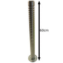 48MM Heavy Duty Ribbed Drop / Prop Stand 600mm Long for Trailers TR012