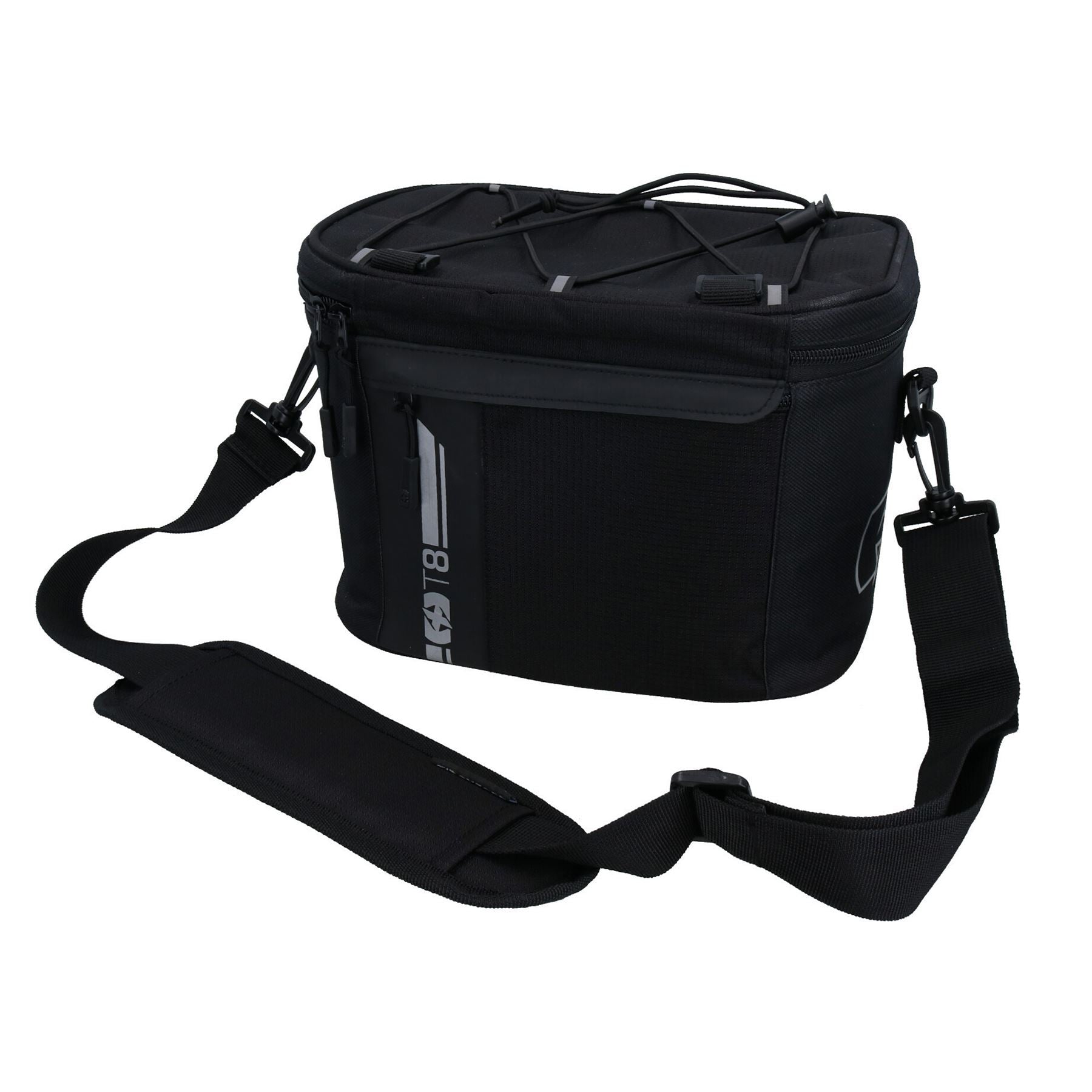 Semi Rigid Waterproof Bicycle Bag Pannier Handlebar 8L Oxford Products T8 QR