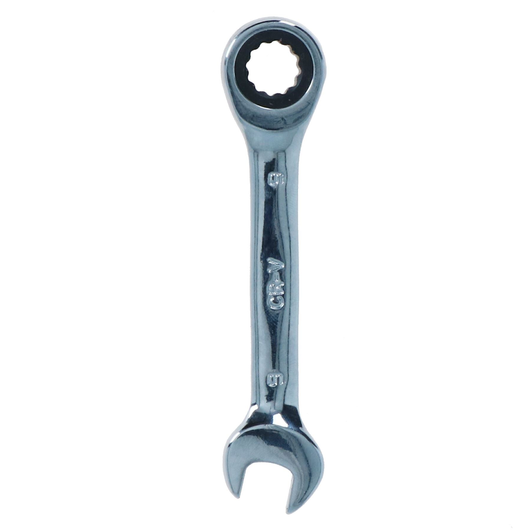 Metric MM Stubby Ratchet Combination Spanner Wrench 72 Teeth 8mm – 19mm