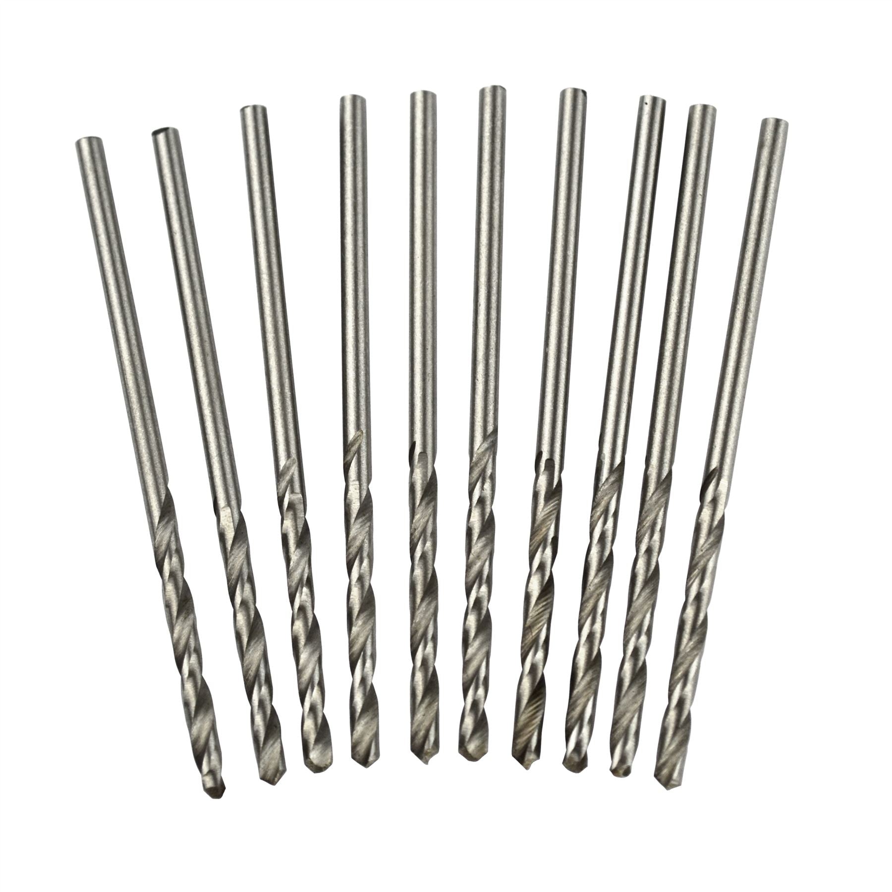 HSS Twist Spiral Drill Bits 2mm 10 Pack TE719