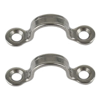 10mm / 13mm Stainless Steel Sheet Eye Straps Fender Tie Rings Marine Grade