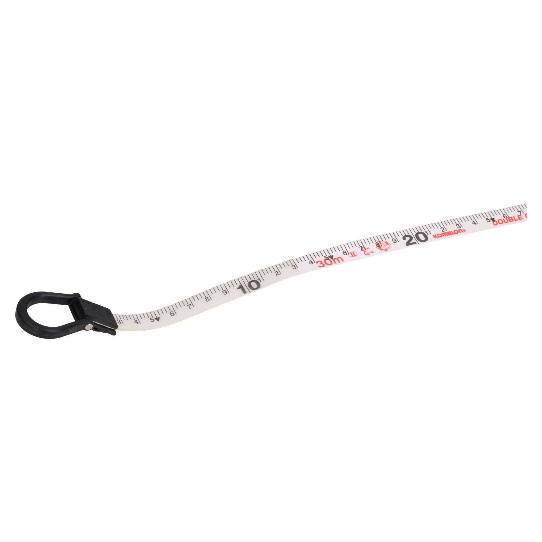 30 Metre Surveyors Tape Measure Imperial Metric Open Reel With Fast Windback