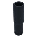 Extra Deep Long Metric MM Impact Socket 1/2" Drive 6 Sided Single Hex