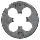 1/8" - 1/2" Whitworth BSW 1"/25mm Die Thread Cutter