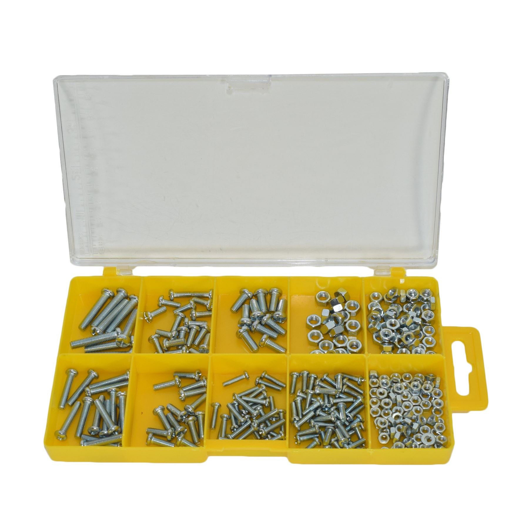 275pc Assorted Metric Machine Screws And Nuts M3 - M5 With Phillips He ...