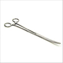 Curved Bent Forceps 150mm 10" Stainless Steel Lockable Locking Forceps TE258