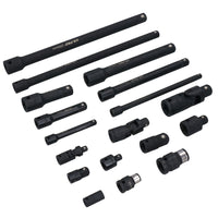 18pc Impact Socket Adaptor And Accessory Kit Extensions UJ’s Bits Mixed Drive