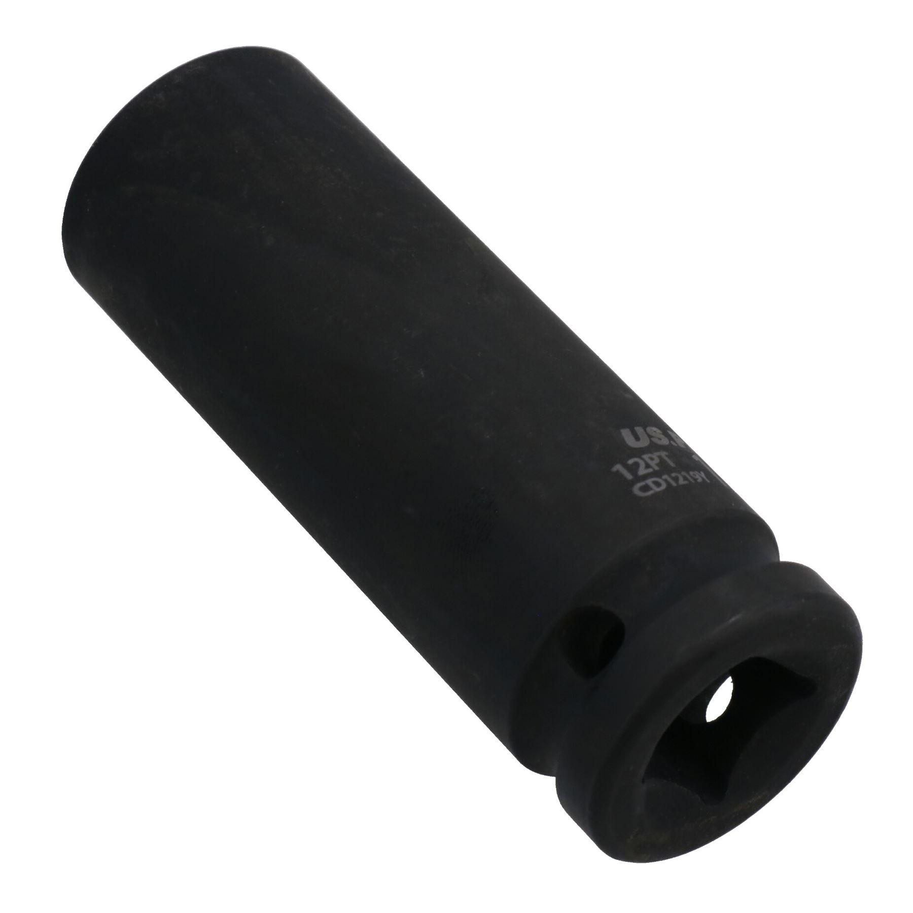 19mm 1/2in Drive Double Deep Metric MM Impact Socket Bi-Hex 12 Sided