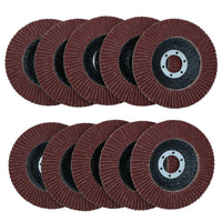 Flap Discs 80 Grit Angle Grinder 4.5" (115mm) Flat Sanding