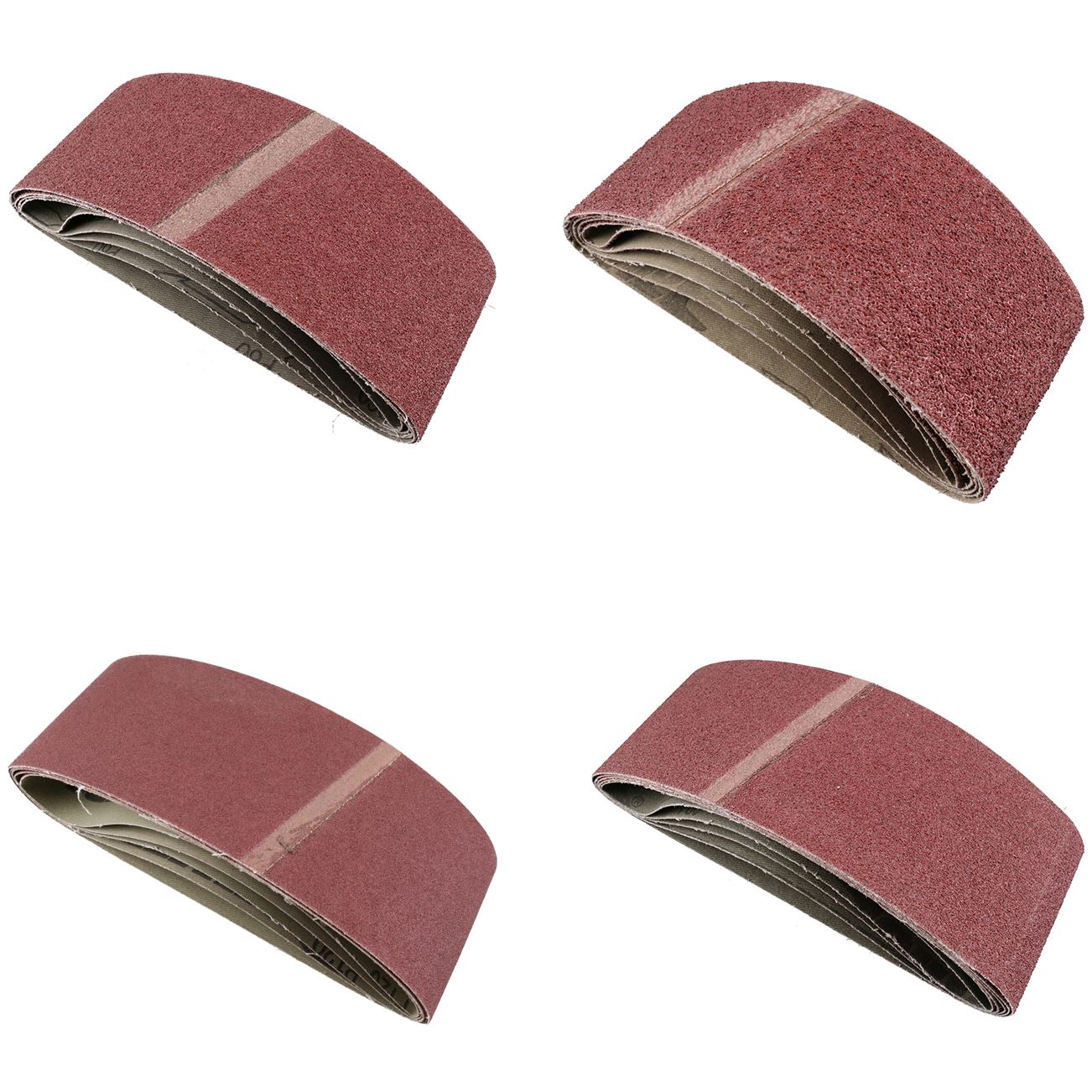 Belt Power File Sander Abrasive Sanding Belts 457mm x 75mm Mixed Grit 20pk