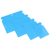 4pc Decorators Decorating Flexible Plastic Filling Blades Scrapers 50mm – 120mm