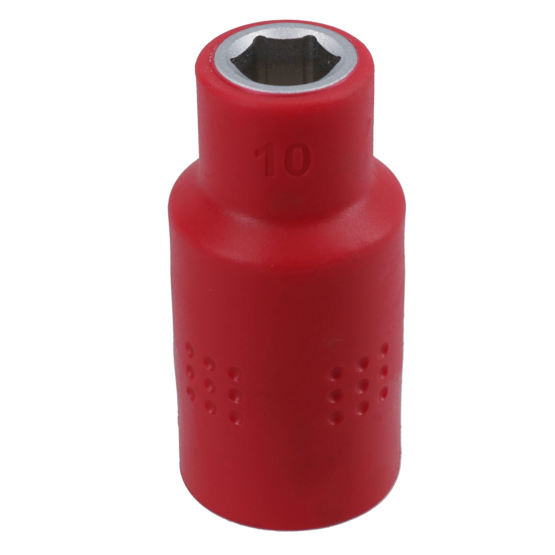 1/2in drive VDE Insulated Shallow Metric Socket 6 Sided Single Hex 1000 V