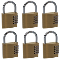 50mm Brass Combination Padlock Lock Security Shed Garage Door Luggage