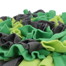 Green Camo Dog Fluffle Treat Rummaging Mat Interactive Dog Puzzle Toy