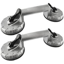 2PK Aluminium Double Suction Lifter Glass Window Mirror Metal Dent Puller TE344