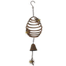 Beehive Wind Chime Bee Bell Hanging Garden Yard Ornament Decor Metal Wasp