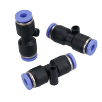 6mm (OD) Pneumatic Air Straight Hose Pipe Tube Inline Push Connector Airline